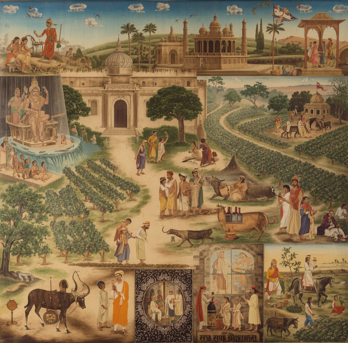 Un viaje a través de la historia del vino en la India.